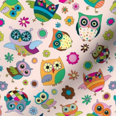 OWLY on pink