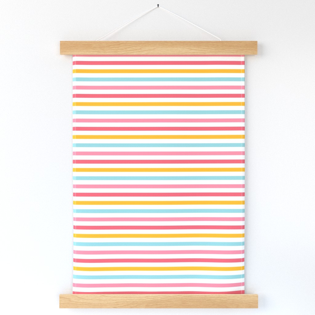 little one pinks :: stripes horizontal