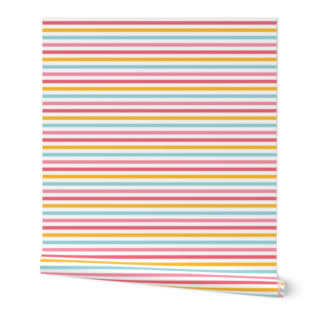 little one pinks :: stripes horizontal