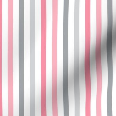 little one baby pinks :: stripes vertical