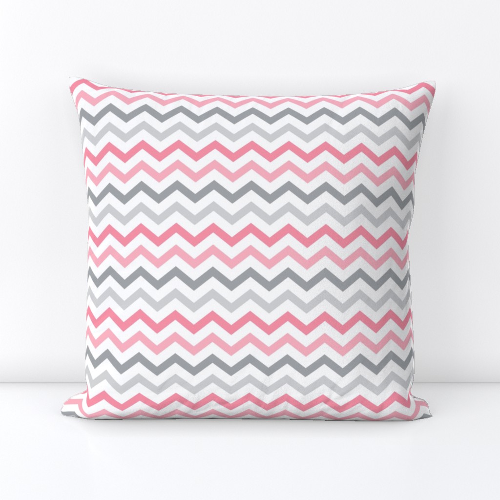 little one baby pinks :: chevron