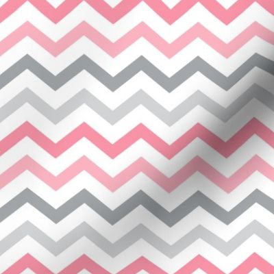 little one baby pinks :: chevron