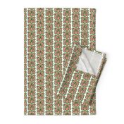 English Bulldog in candycane pattern - Bully Christmas