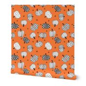 pumpkin // pumpkins halloween orange kids october fall kids baby pumpkins hand-drawn illustration