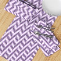 herringbone LG amethyst purple