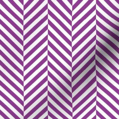 herringbone LG grape purple