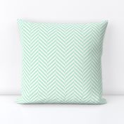 herringbone LG ice mint green