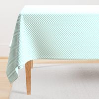 herringbone LG light teal