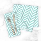 herringbone LG light teal