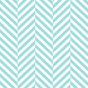 herringbone LG light teal