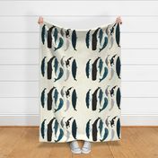 tea towel whales // whale tea towel oceans tea towels ocean animal kitchen cut and sew whale design tea towel fabric