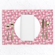 Flowers and Roses  Floral Pink Tiny Small