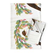 tea towels robin // robins nest tea towel bird cute birds design tea towels  cut