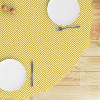 herringbone LG mustard yellow