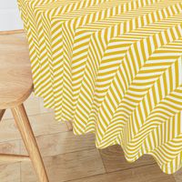 herringbone LG mustard yellow