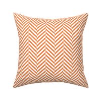 herringbone LG tangerine orange