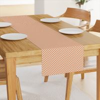 herringbone LG tangerine orange