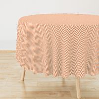 herringbone LG tangerine orange