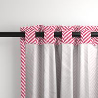 herringbone LG hot pink