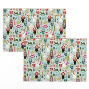 nutcracker // (large) xmas holiday christmas nutcracker ballet christmas tree fabric by andrea lauren