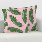 Nouveau Banana Leaf in Crabby Pink