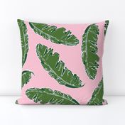 Nouveau Banana Leaf in Crabby Pink