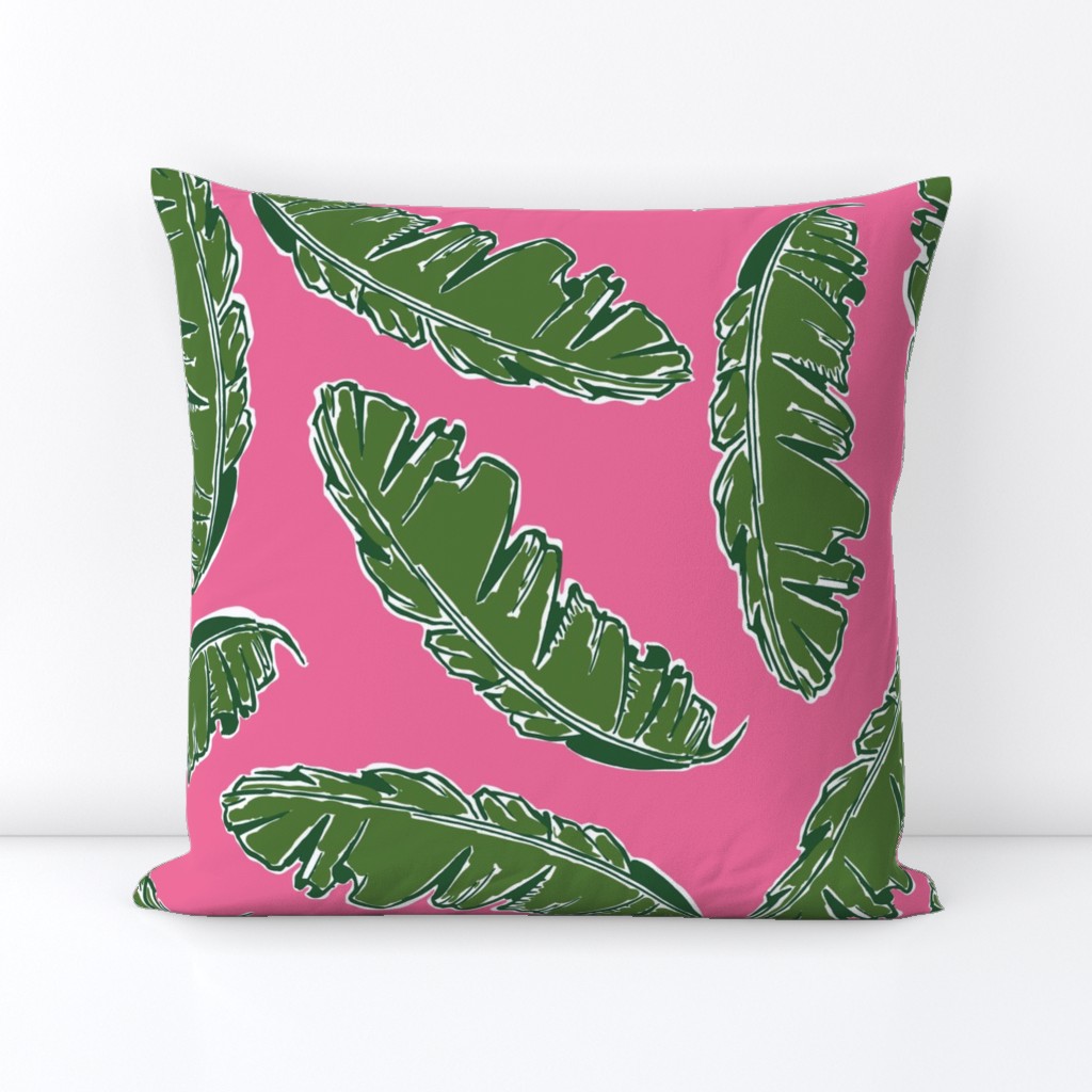 Nouveau Banana Leaf in Electric Pink Lipstick