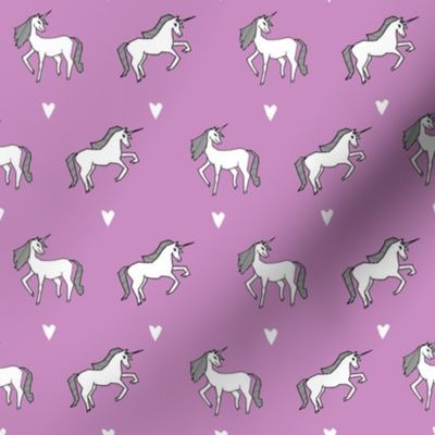 unicorn // purple girls cute design for little girls unicorn fabric unicorn design unicorns fabric