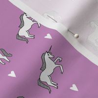 unicorn // purple girls cute design for little girls unicorn fabric unicorn design unicorns fabric