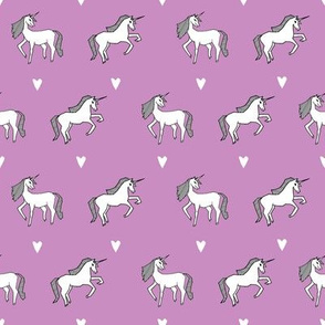 unicorn // purple girls cute design for little girls unicorn fabric unicorn design unicorns fabric