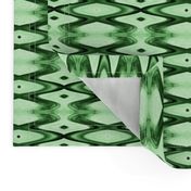 HLQ4 -  Small - Harlequin Diamond Medley for the Court Jester in Basic Green Monochromen Monochromatic Green 