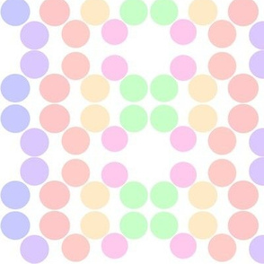 Lighty colored dots