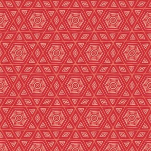 Sketchy Hexagons Ruby
