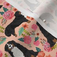 bernese mountain dog florals dog florals dog breed fabrics dog design cute flowers floral dogs best dog design