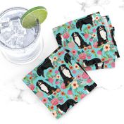 bernese mountain dog florals dog fabric dog breed fabric cute dogs best bernese moutain dog design