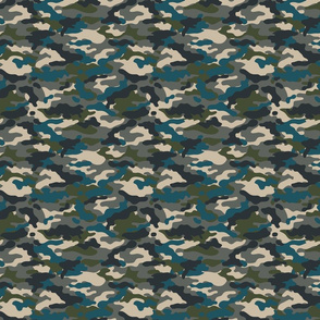 QPAT Teal Camo