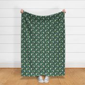 australian shepherds dog cactus cacti fabric aussie dog dogs fabric