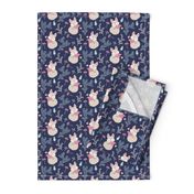 Sleeping Fox - close together - navy