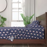 Sleeping Fox - close together - navy