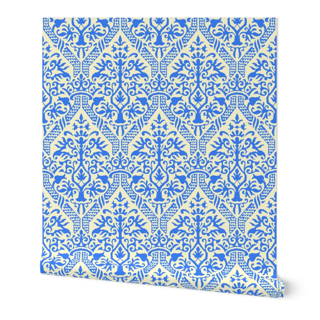 Jmb's crowning damask cobalt