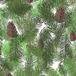 Big Christmas and pines