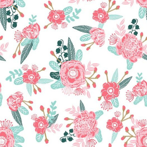 peonies and flowers fabric, painted flowers fabric, vintage florals fabrics, les fleurs, les fleurs fabric, 