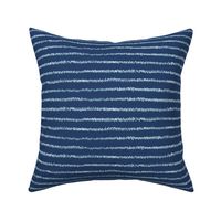 chalk mini-stripe on navy