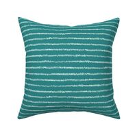 chalk mini-stripe on teal