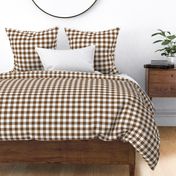 Gingham Brown