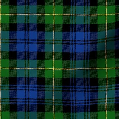 Gordon Highlanders tartan, 7" modern colors