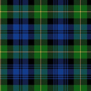 Gordon Highlanders tartan, 7" modern colors