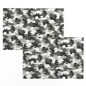 Camo Black/White/Grey Camoflauge