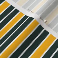 Greenish Black and Orange Horizontal Stripe