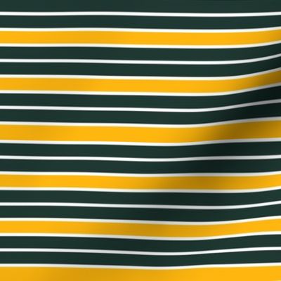 Greenish Black and Orange Horizontal Stripe